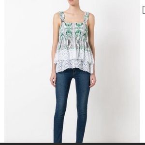 Tory Burch garden party top